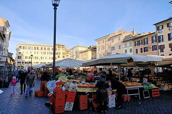 Mercado Campo de' Fiori Campo de' Fiori