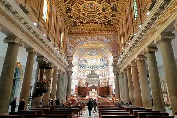 Basílica de Santa María en Trastevere Basílica de Santa María en Trastevere